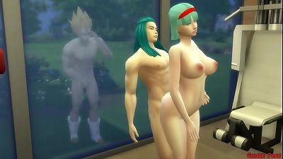 Dragon Ball Parody Bulma wonderful mom smashed by her son Trunsk husband Asleep Netorare anime porn