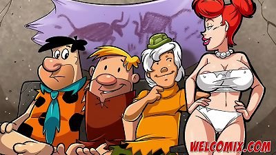 Bedrock warm damsel contest! The hottest womens in the Flintstoons! porn comics