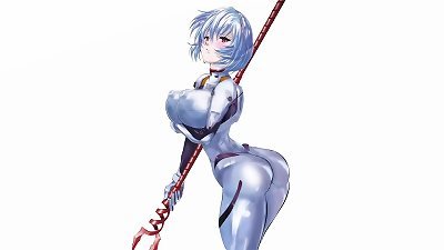 [Hentai] Rei Ayanami of Evangelion has hefty bent and massive tits, and a tastey arse !