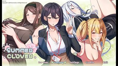 Summer Clover [ HAREM anime GAME ] Ep.4 CAUGHT my chief jerking to my huge dick !