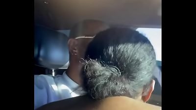 Liyah Bunni Gets Caught giving Head On The HighWay By latin Truck Drivers